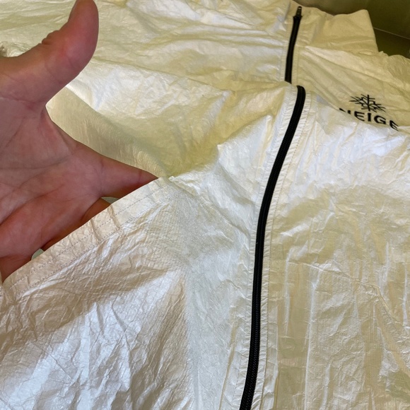 American Apparel, vintage, whit 100% TYVEK coat, size L, UNISEX. Branded «Neige» - Picture 7 of 14